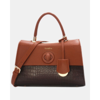 Sac à Main Style Vintage à Effet Croco 23B-5764