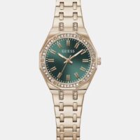 GUESS Montre analogique Crystal Recycled Steel 25 mm